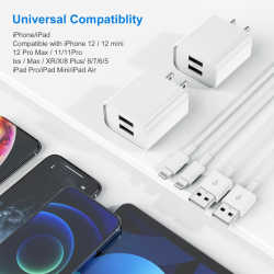 12W Dual USB Wall Charger