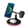3 In 1  Fast Charging Station Type C Magnetic 15W 10W Wireless Charger Smart Watch Headset Phone Holder For Appl
