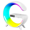 Fashion smart home appliances RGB 9 in 1 phone charger bluetooth speaker alarm clock appl wireless charge