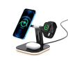 New fashion wholesale wireless charger 15W Max wireless charger 3 in one for all qi enabled phone fold wireless charger