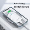 New 15W magnetic Magsafe round usb portable phone wireless charger pad for iphone