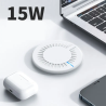 New 15W magnetic Magsafe round usb portable phone wireless charger pad for iphone