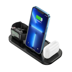 Factory direct 3 in 1 holder wireless charger for phone airpod iwatch portable for travel