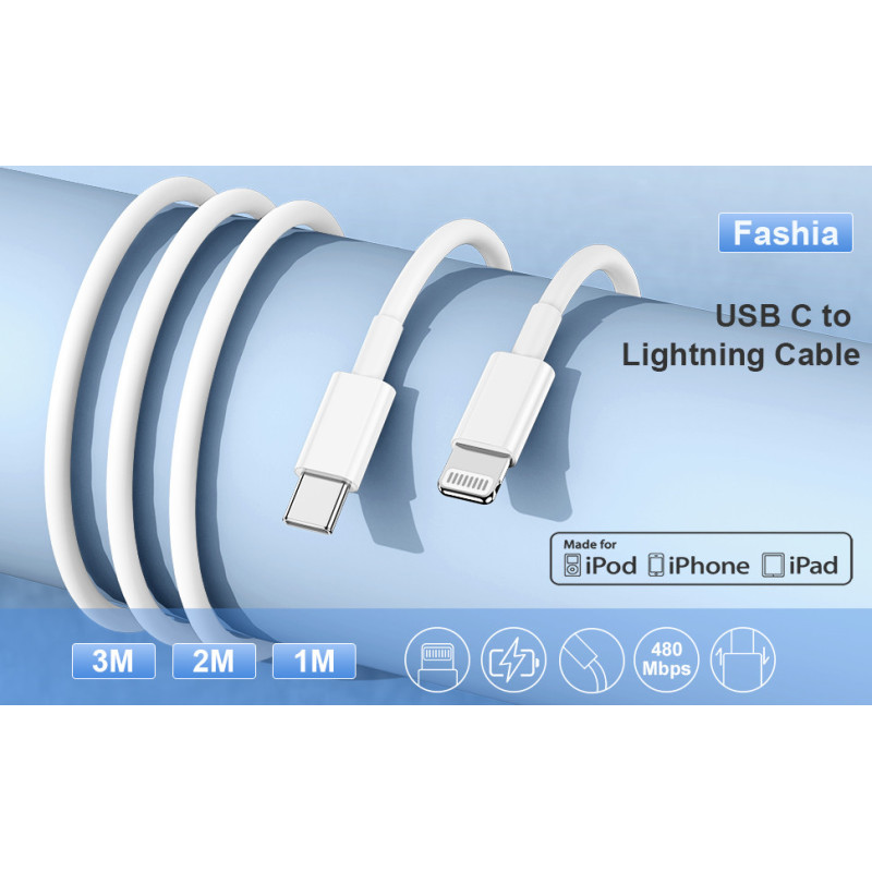 Type C to Lightning cable for Iphone