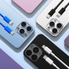 Type C to Lightning three colors cable